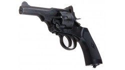 GUN HEAVEN (WINGUN) WEBLEY MK VI .455 4 INCH CO2 AIRSOFT REVOLVER - POLICE MODEL (AGED FINISH)